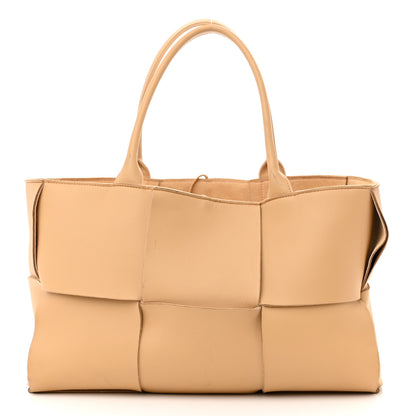 Bottega Veneta Nappa Maxi Intrecciato Medium Arco Tote Almond 3 of 16