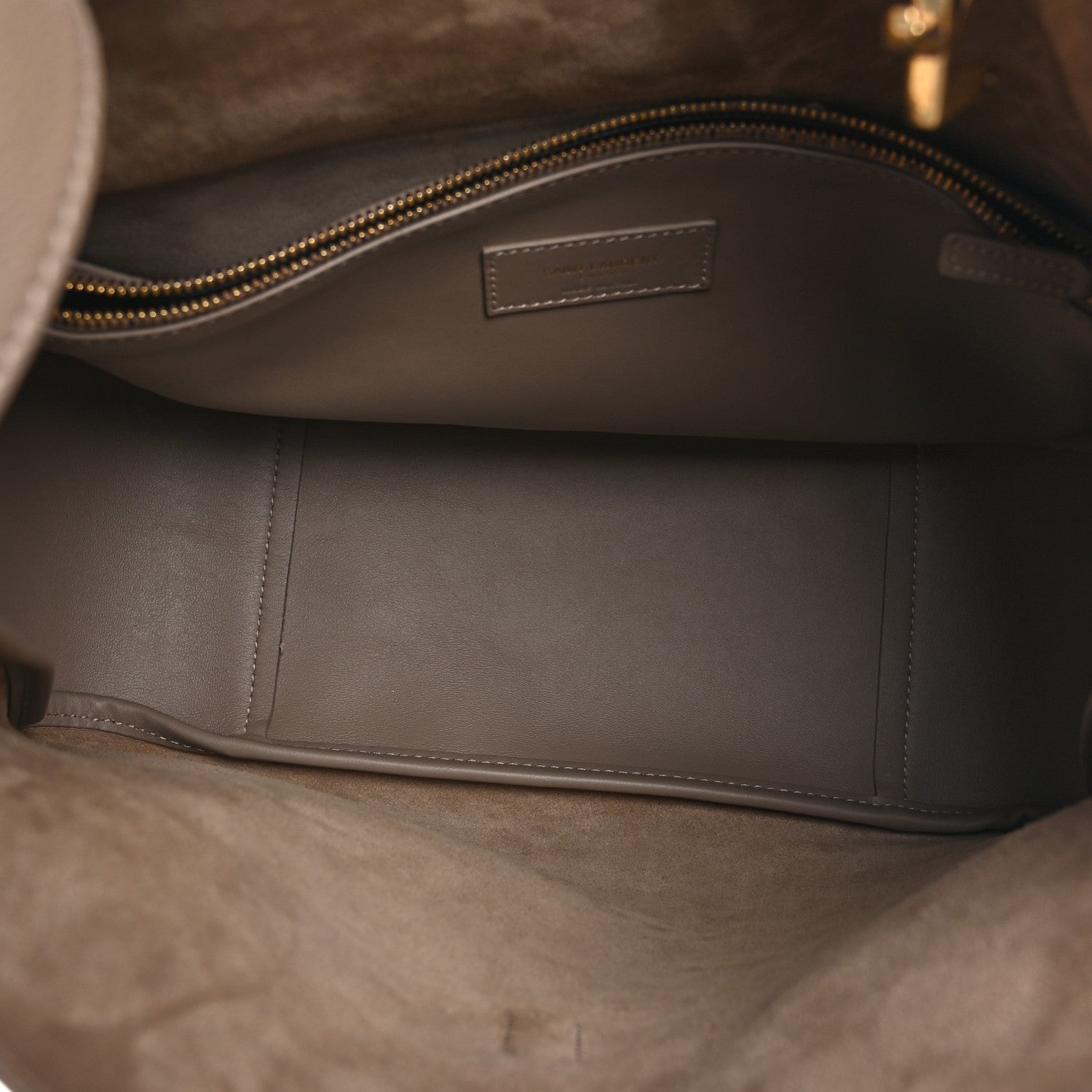 Saint Laurent Supple Calfskin Large Le 5 A 7 Soft Hobo Dusty Grey 5 of 9