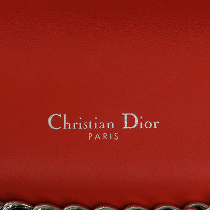 Christian Dior Lambskin Cannage Large Miss Dior Flap Vermillion 6 of 6