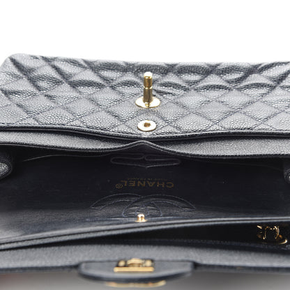 Chanel Caviar Quilted Small Double Flap Navy 12 of 15