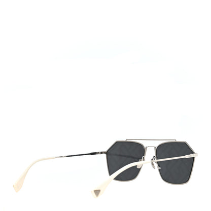 Fendi Metal Aviator Sunglasses FFM0022/S Silver 4 of 7