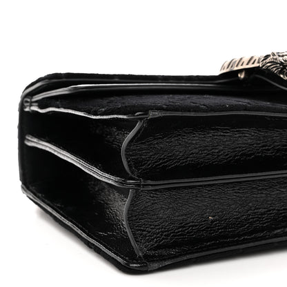 Gucci Velvet GG Monogram Small Dionysus Shoulder Bag Black 8 of 10