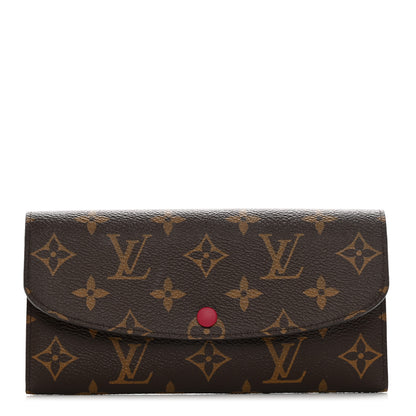 Louis Vuitton Monogram Emilie Wallet Fuchsia 1 of 8