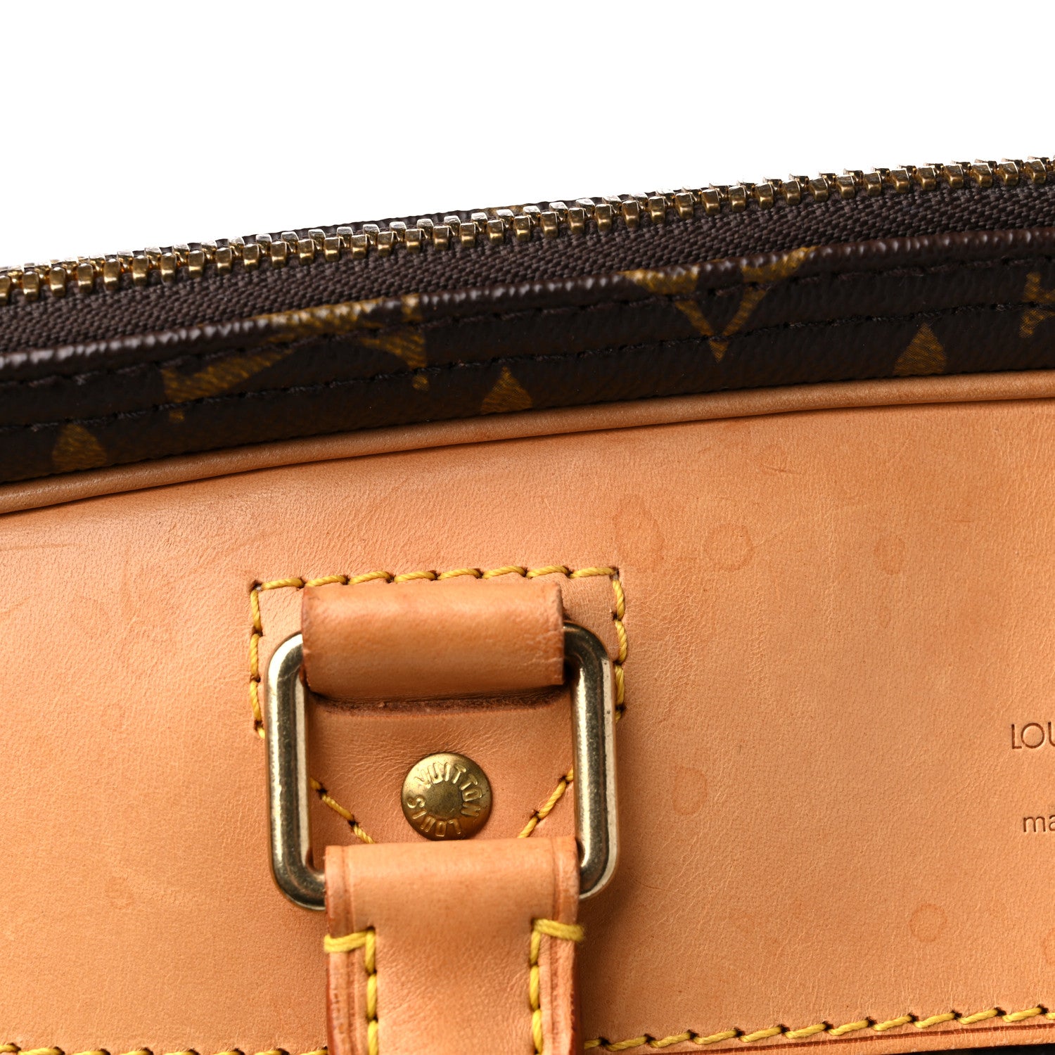 Louis Vuitton Monogram Alize 2 Compartment Luggage Travel Bag 13 of 17