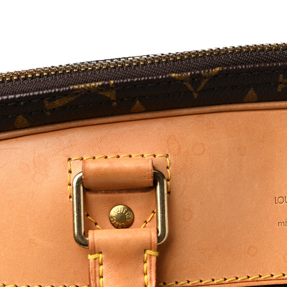 Louis Vuitton Monogram Alize 2 Compartment Luggage Travel Bag 13 of 17