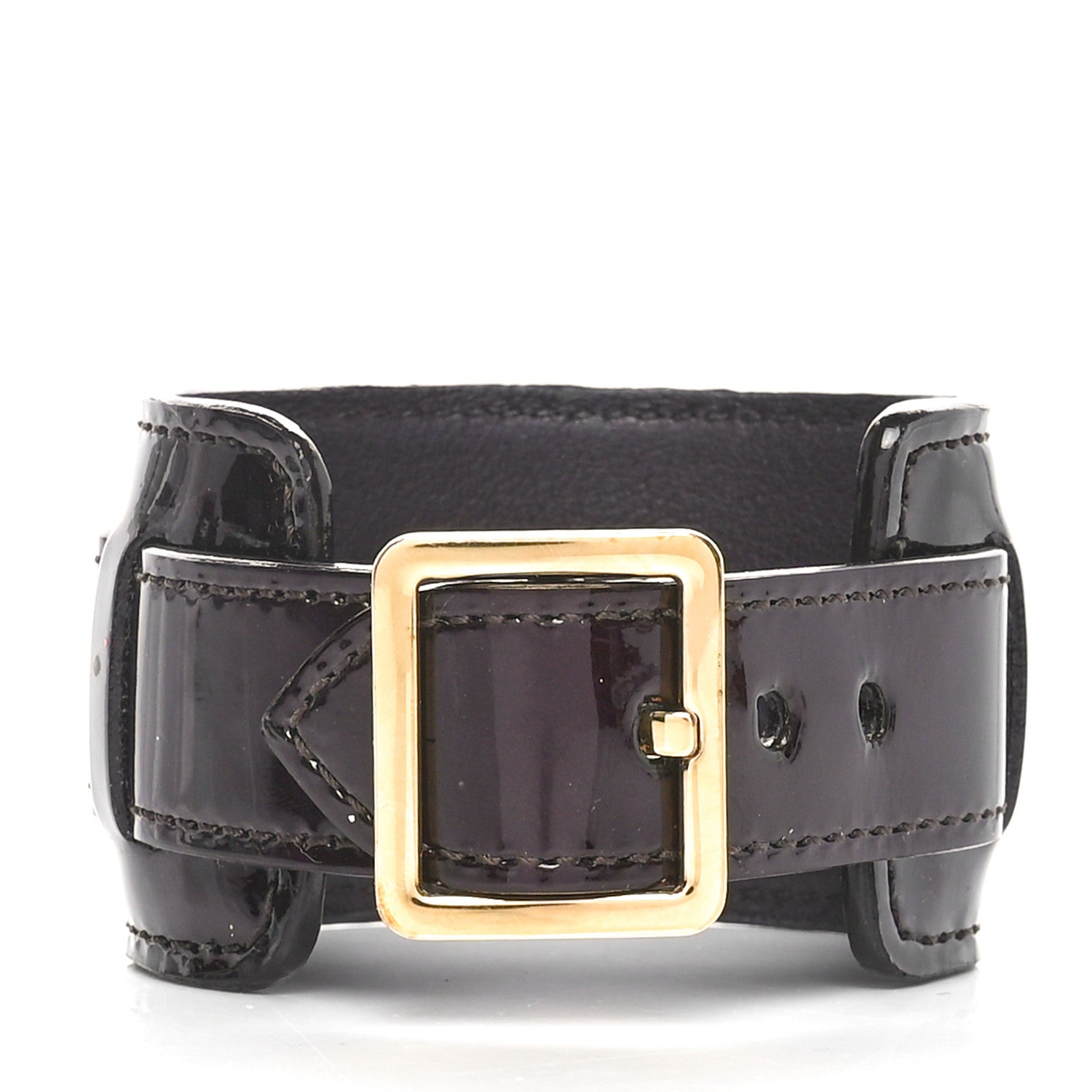 Louis Vuitton Patent Infinit Bracelet 17 Amarante 3 of 5