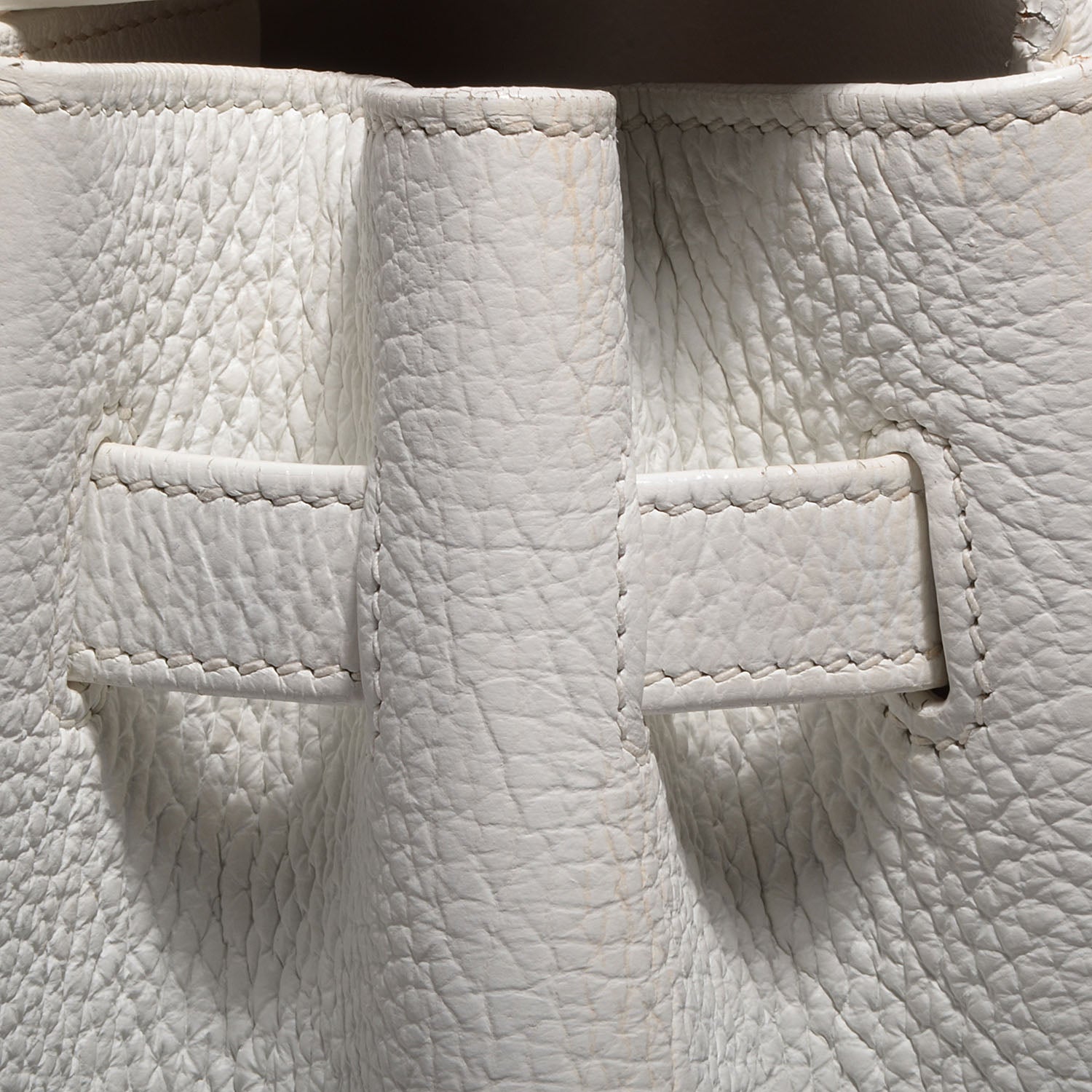 Hermes Taurillon Clemence Birkin 35 White 17 of 28