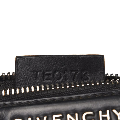 Givenchy Textured Coated Canvas Medium Antigona Shark Jaw Cosmetic Pouch Black 9 of 16
