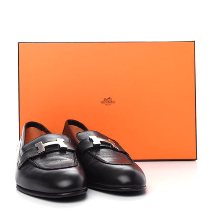 Hermes Goatskin Paris Loafers 36.5 Black 11 of 11