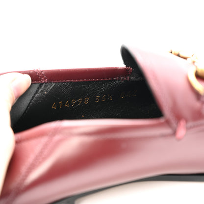 Gucci Lambskin Womens Brixton Horsebit Loafers 36.5 Vintage Bordeaux 17 of 20
