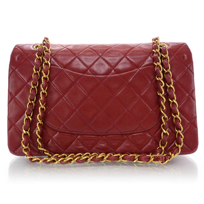 Chanel Lambskin Quilted Medium Double Flap Red 3 of 10