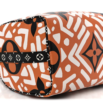 Louis Vuitton Monogram Giant Crafty Speedy Bandouliere 25 Creme Caramel 10 of 11