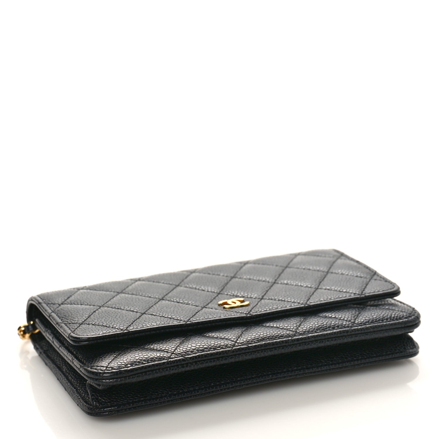 Chanel Caviar Quilted Wallet on Chain WOC Black 4 of 9