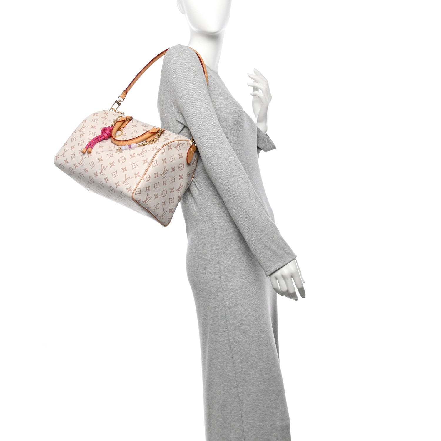 Louis Vuitton Monogram Dune Lucky Speedy Soft 30 Pink 2 of 9