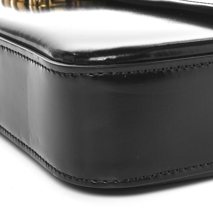 Celine Shiny Calfskin Triomphe Chain Bag Black 9 of 9