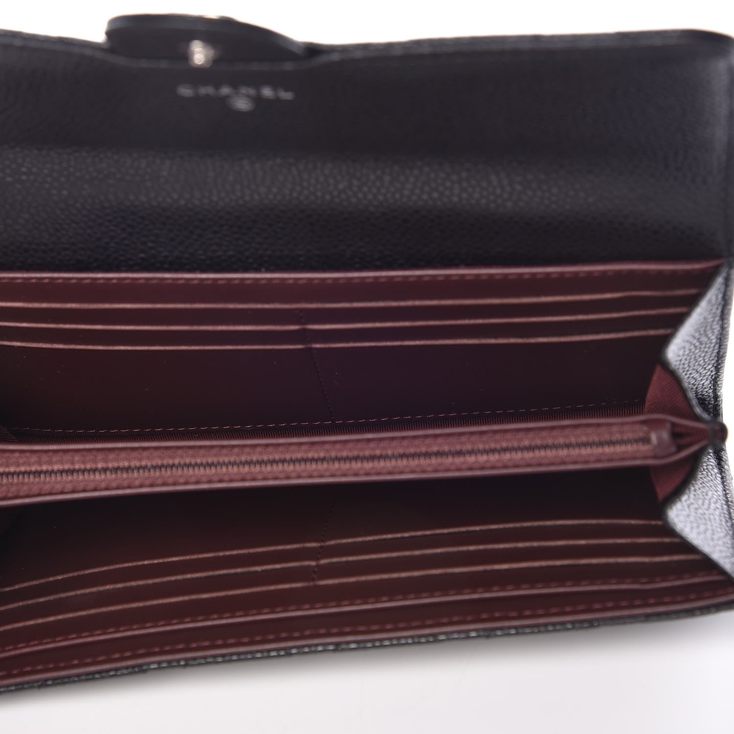 Chanel Caviar Quilted Large Flap Wallet Black 5 of 9