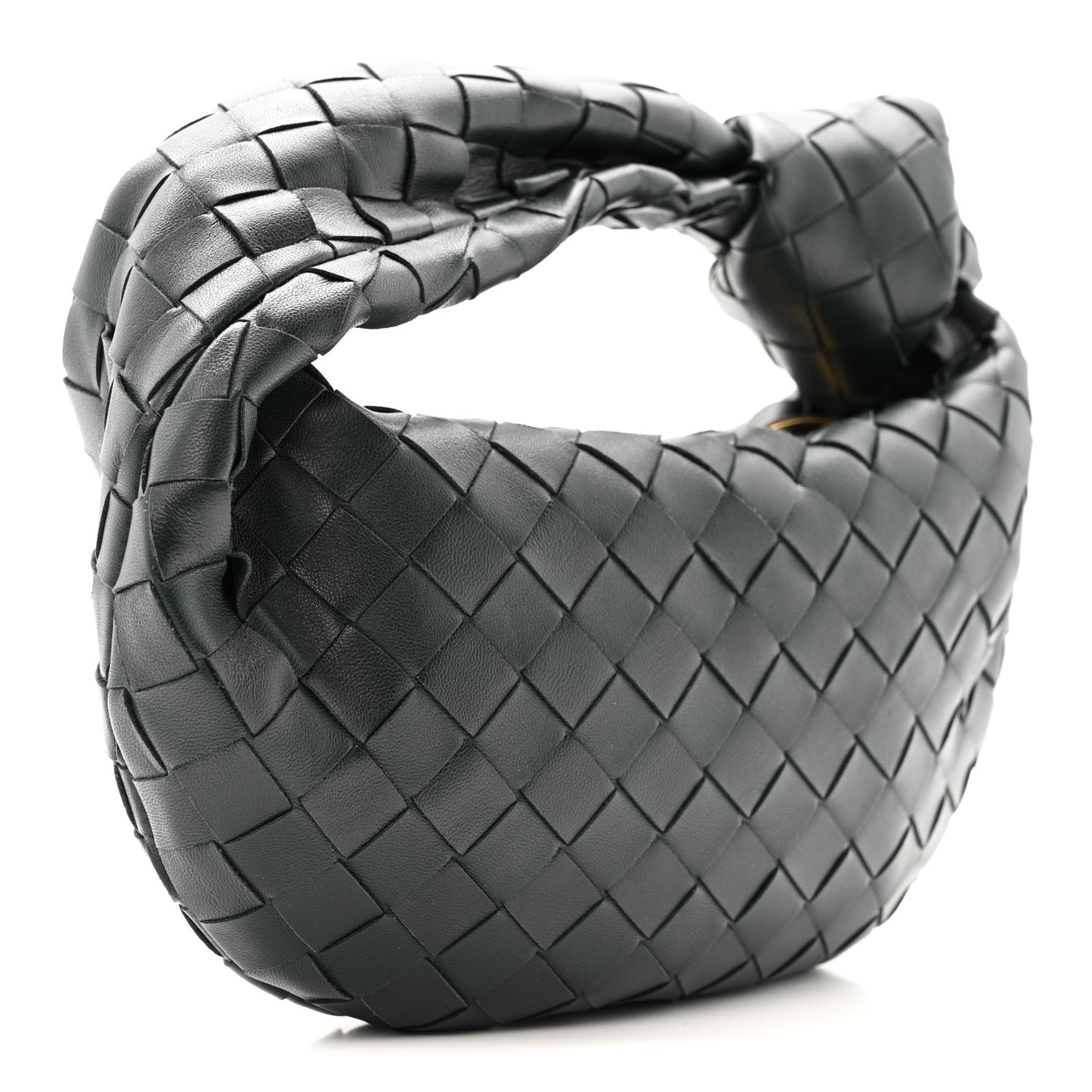 Nappa Intrecciato Mini Jodie Dark Moss