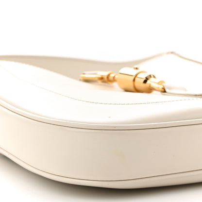 Gucci Boarded Dyana Lux Calfskin Small Jackie 1961 Hobo Mystic White 9 of 15