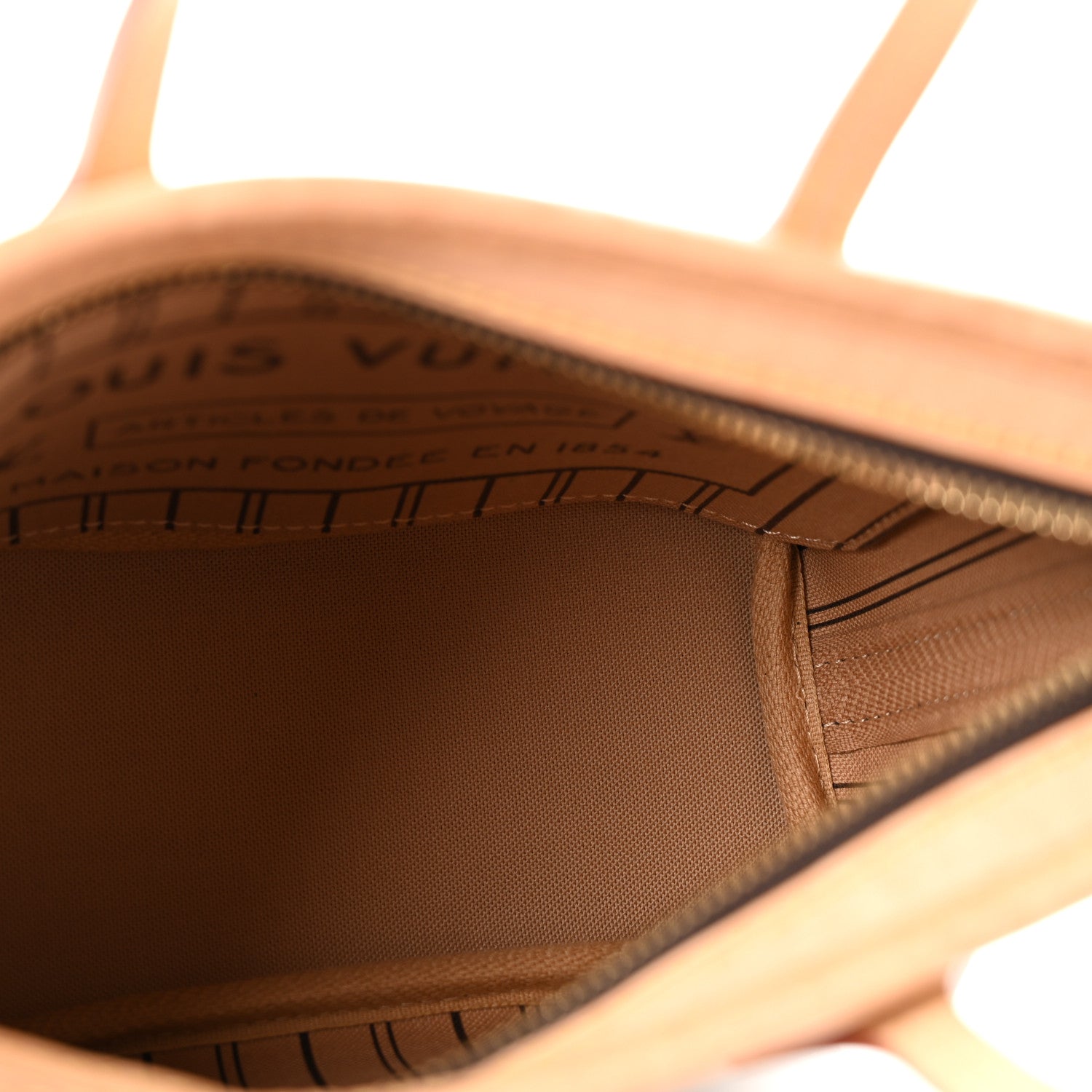 Louis Vuitton Monogram Neverfull BB Beige 5 of 12