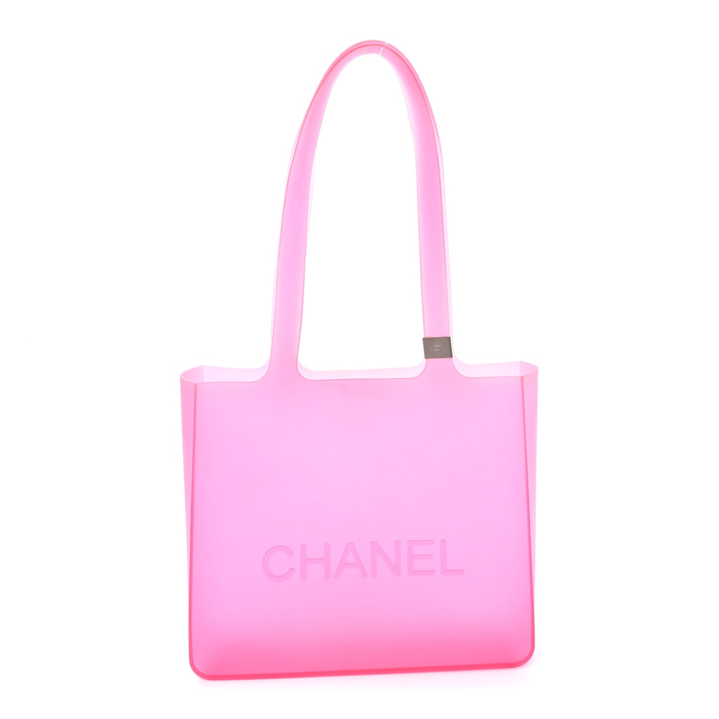 Jelly Rubber Tote Pink