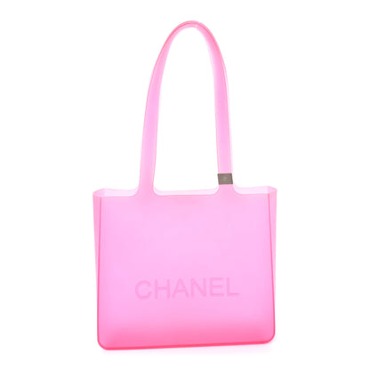 Chanel Jelly Rubber Tote Pink 1 of 10