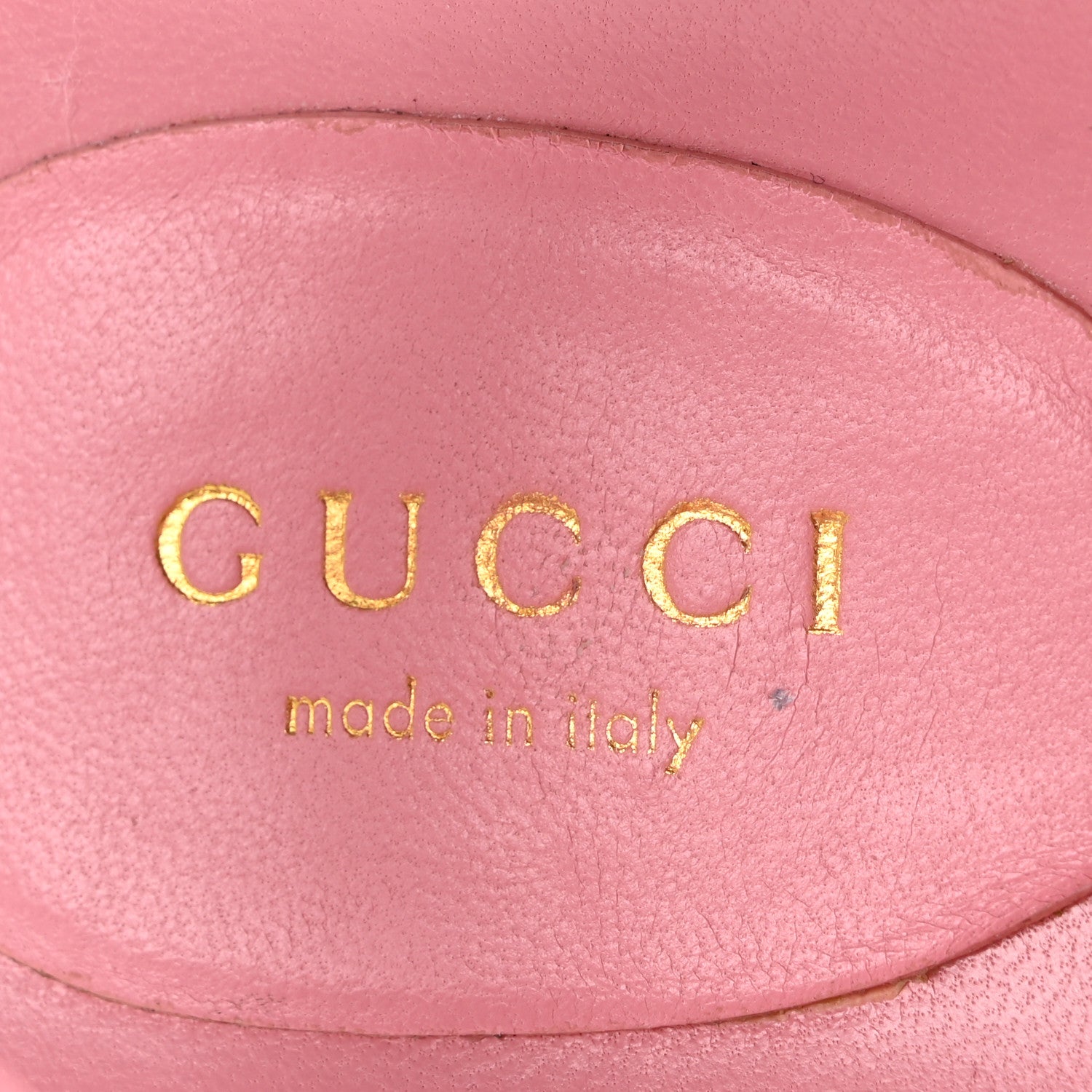 Gucci GG Supreme Monogram Granada Kid Angelina Platform 35mm Slingback Sandals 39 Cotton Candy Dark Cotton Candy Wild Rose 8 of 12