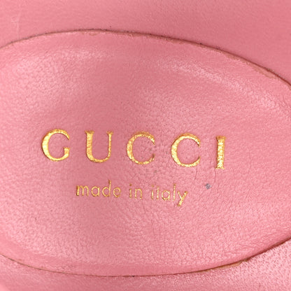 Gucci GG Supreme Monogram Granada Kid Angelina Platform 35mm Slingback Sandals 39 Cotton Candy Dark Cotton Candy Wild Rose 8 of 12