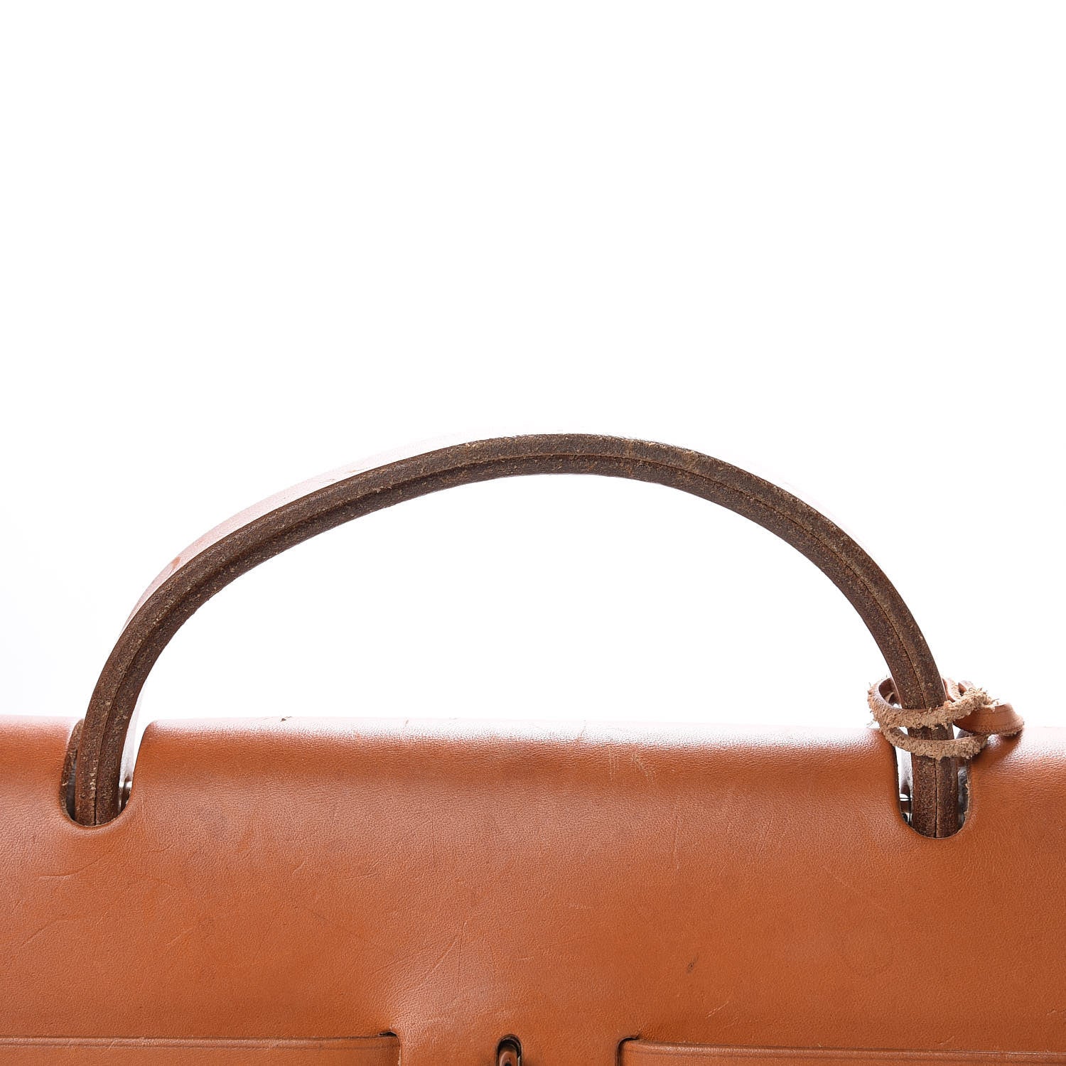 Hermes Toile Vache Calfskin Herbag 40 GM Natural 18 of 29
