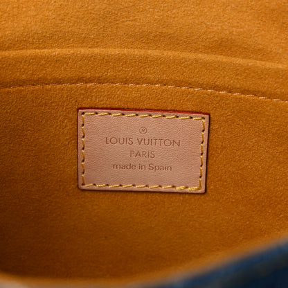 Louis Vuitton Monogram Denim Mini Pleaty Blue 6 of 8