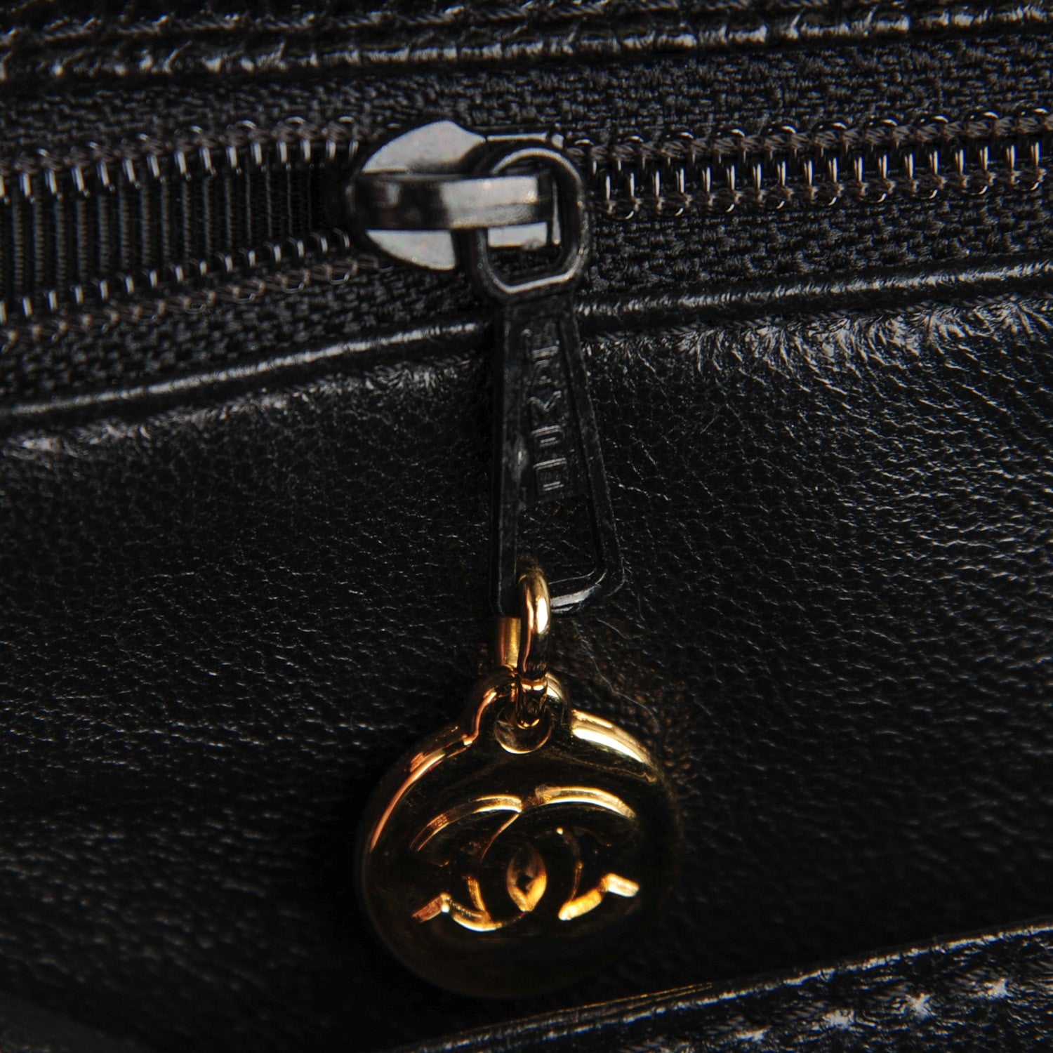 Chanel Caviar Quilted Jumbo Kelly Flap Black 9 of 9