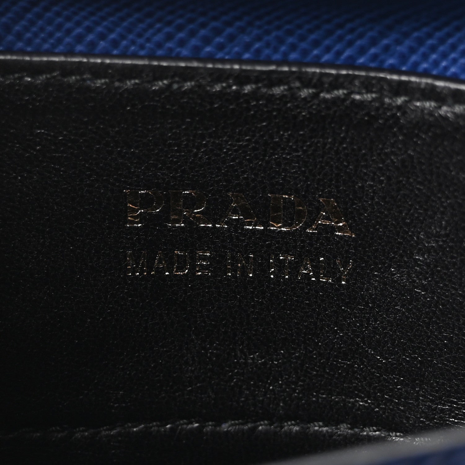 Prada Saffiano Cuir Large Double Bag Inchiostro 6 of 9