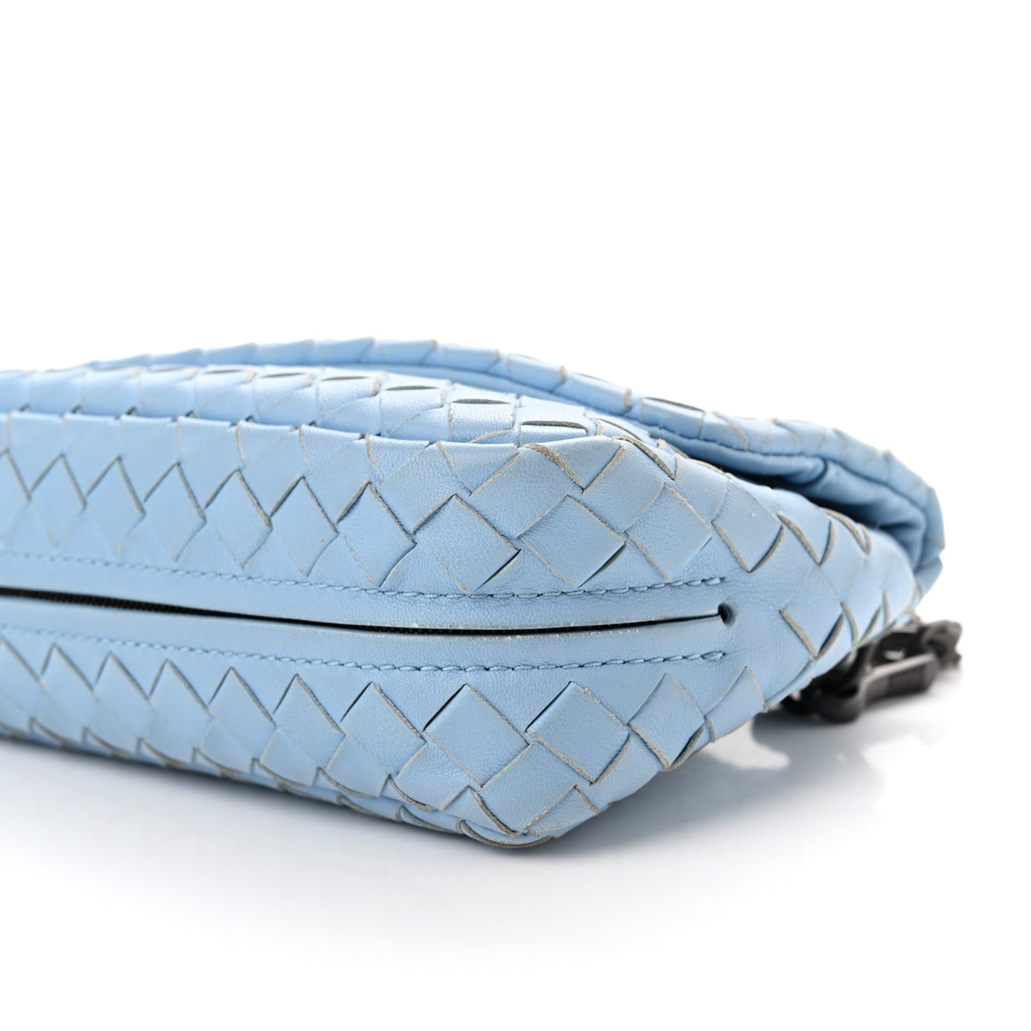 Nappa Intrecciato Small Chain Crossbody Ciel