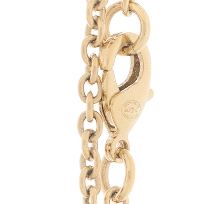 Chanel Crystal Gripoix Clover Heart CC Friendship Necklace Set Gold Multicolor 4 of 5