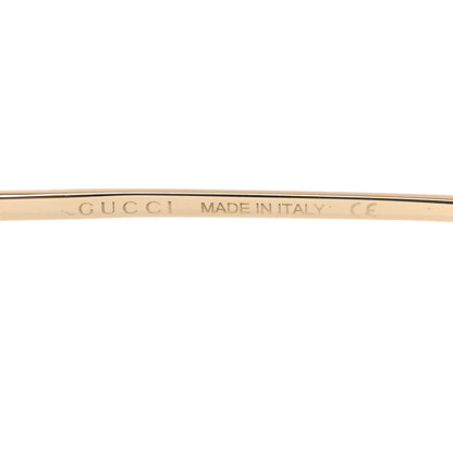 Gucci Metal Horsebit Square Sunglasses GG0881SA Gold 6 of 8