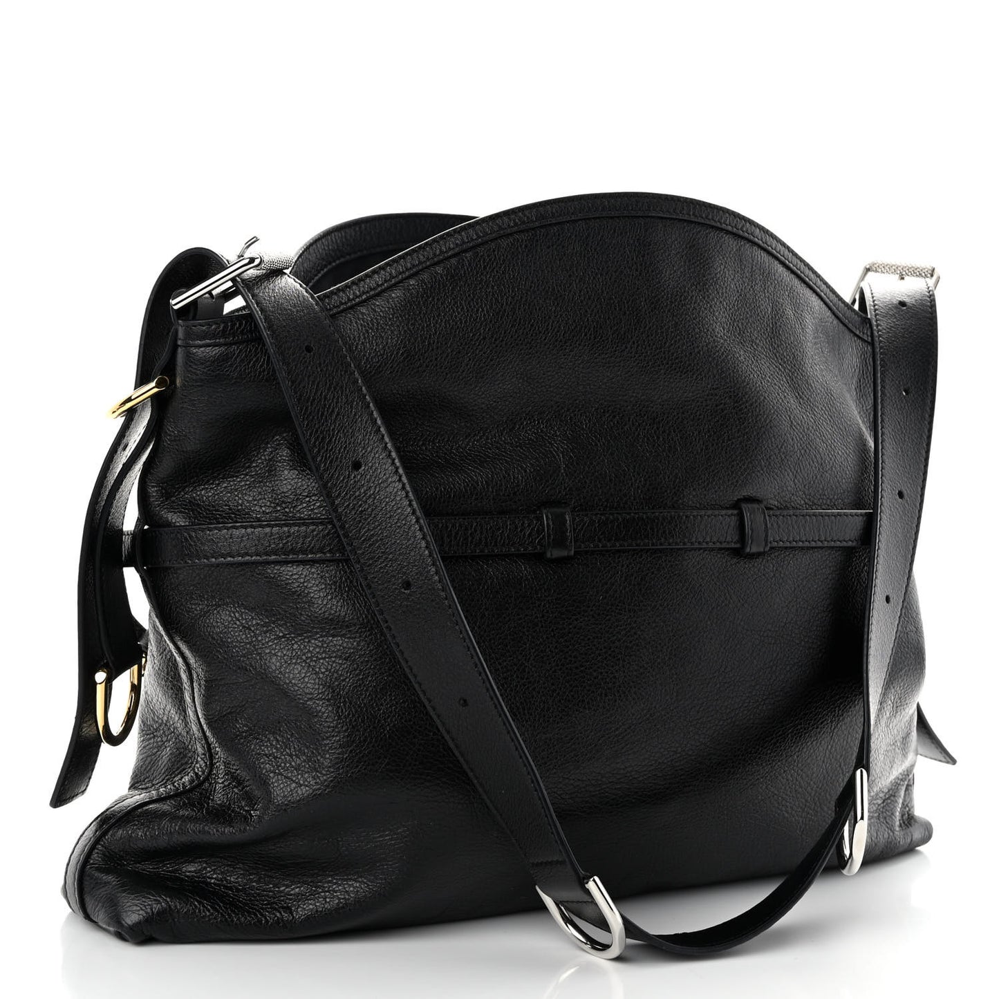 Calfskin Medium Voyou Bag Black