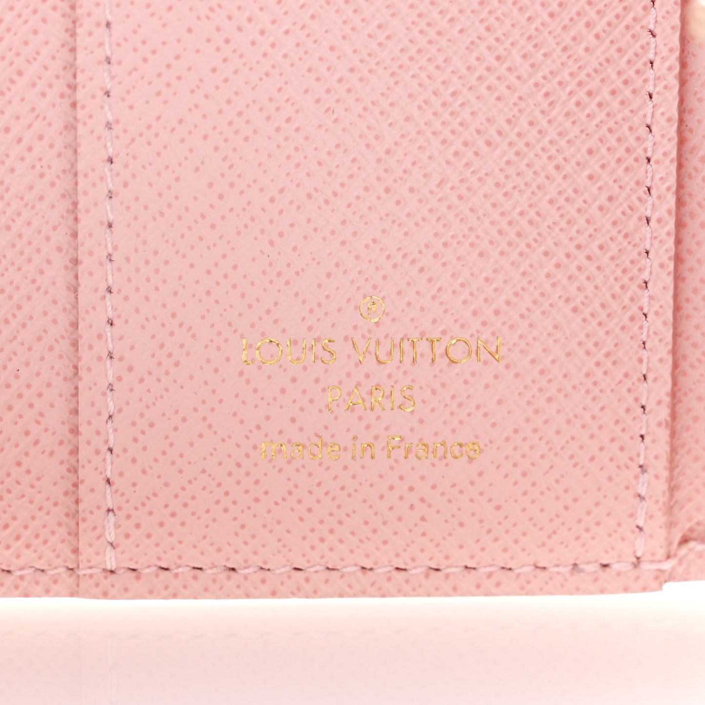 Damier Azur Studded Zoe Wallet Rose Ballerine
