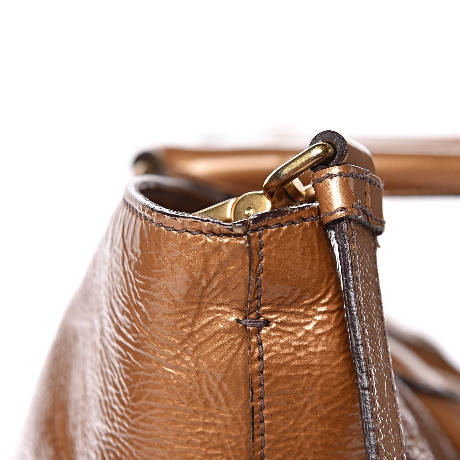 Prada Vernice Sfumata Tote Blond Mordore 21 of 22