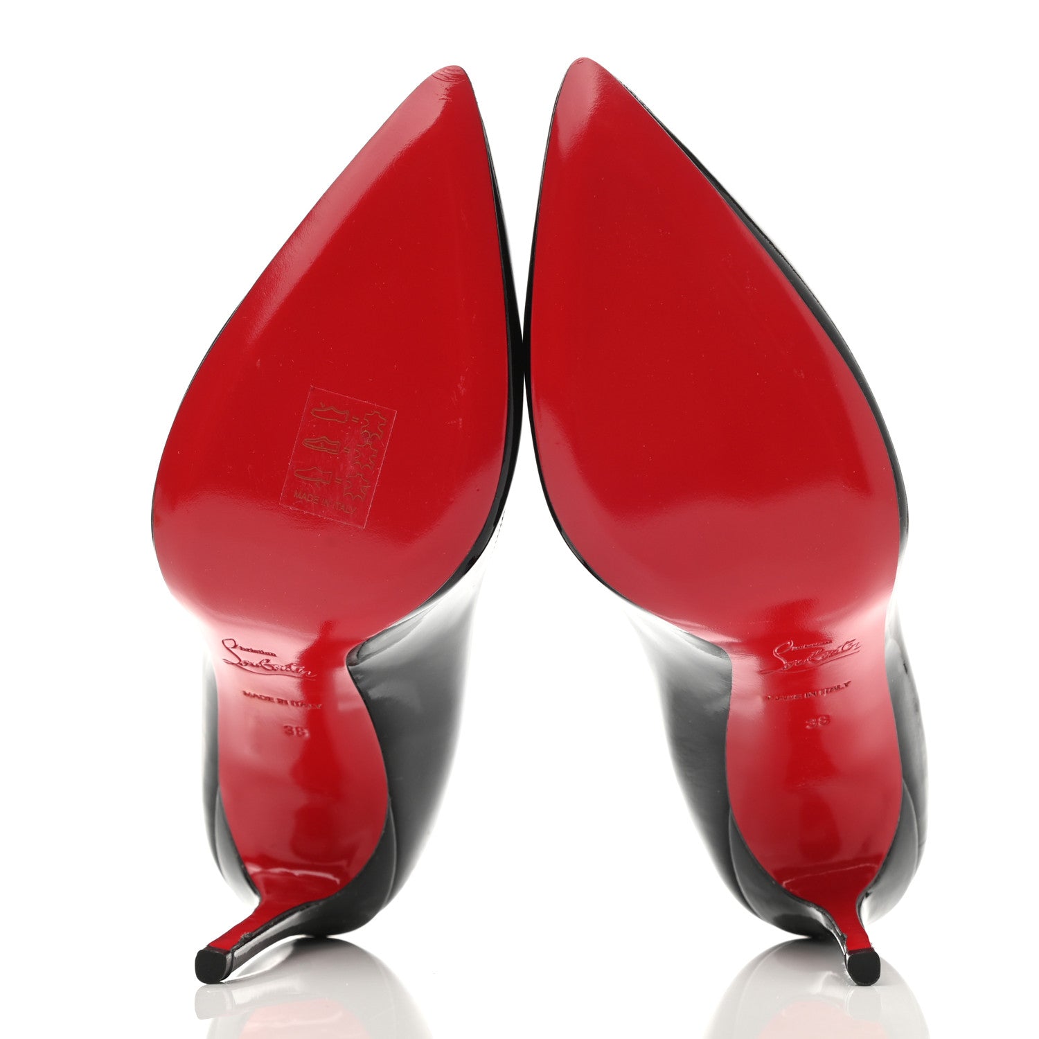Christian Louboutin Patent Pigalle 100 Pumps 38 Black 5 of 8