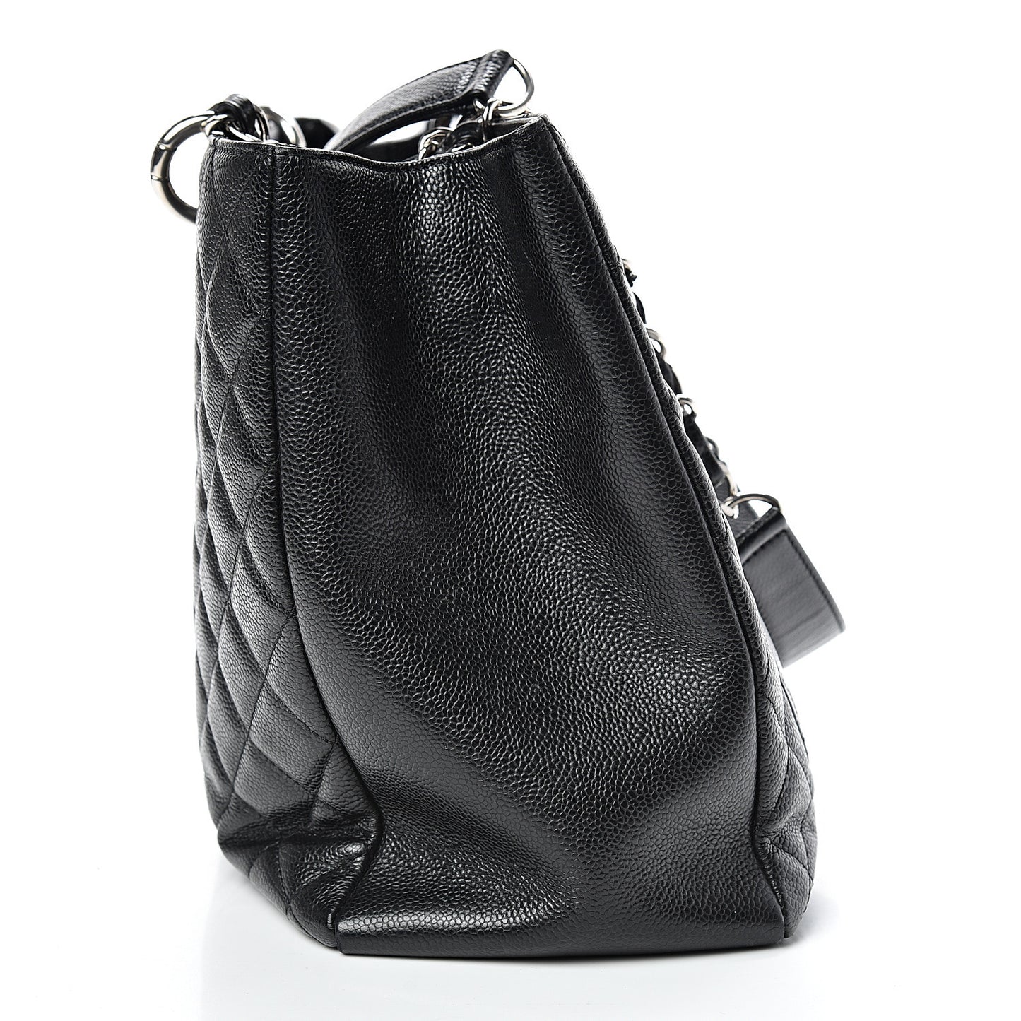 Caviar Quilted XL Grand Shopping Tote GST Black