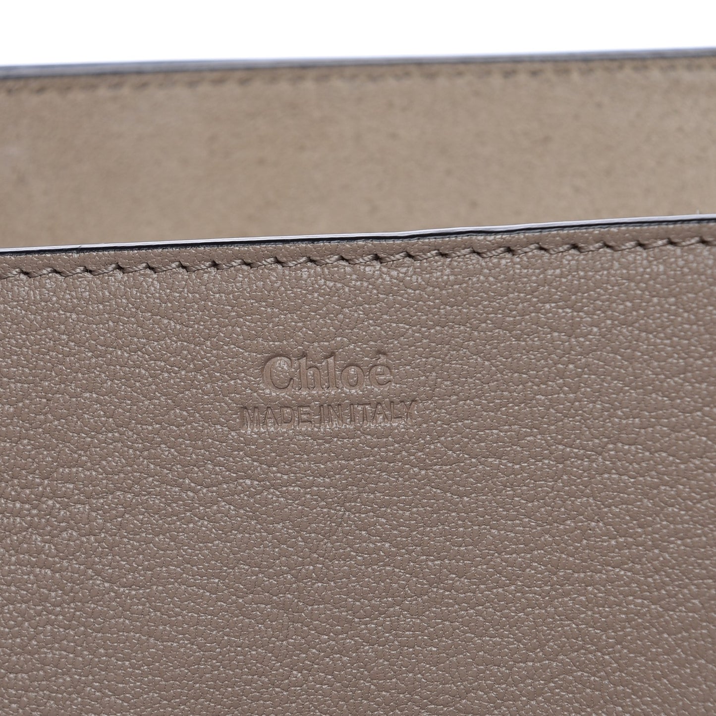 Grained Lambskin Drew Shoulder Bag Motty Grey