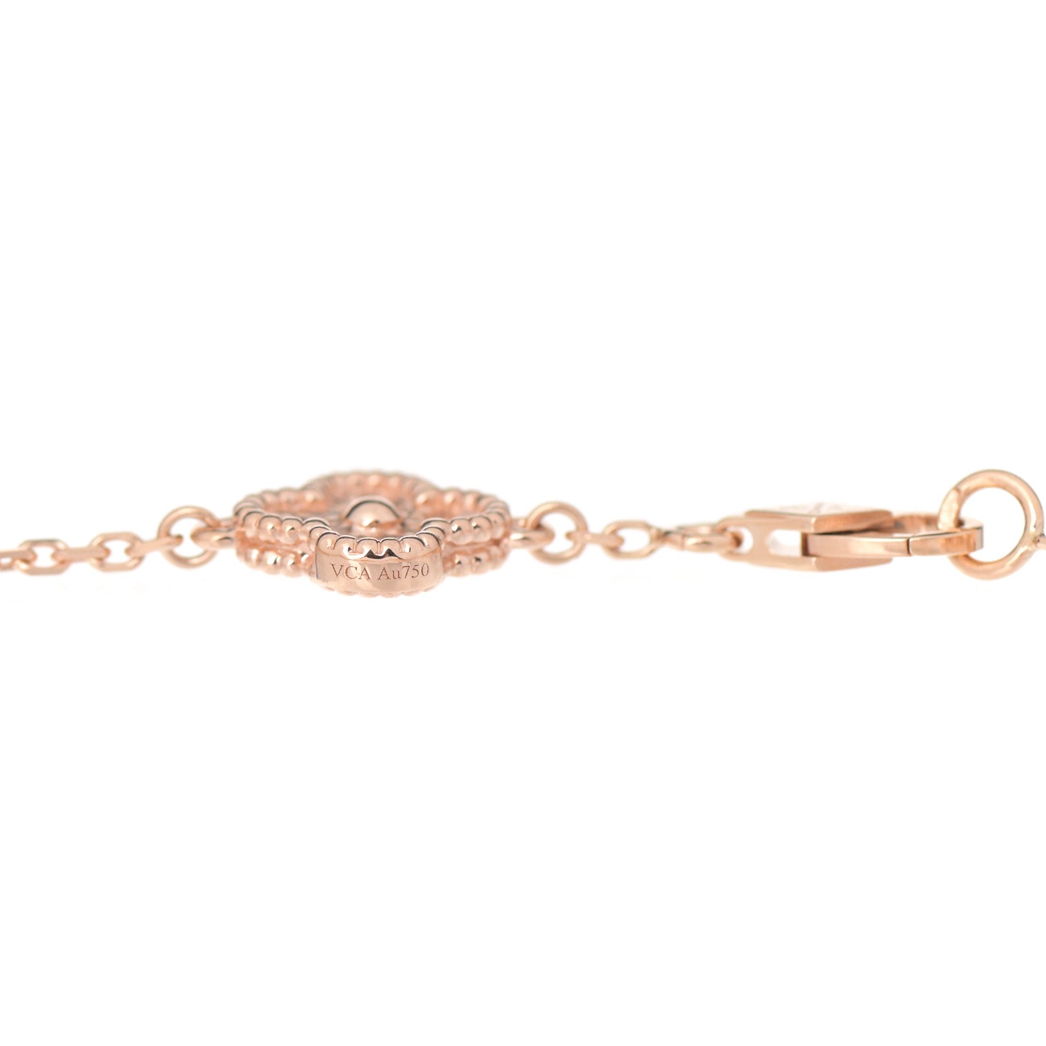 Van Cleef & Arpels 18K Rose Gold 6 Motifs Sweet Alhambra Bracelet 5 of 7