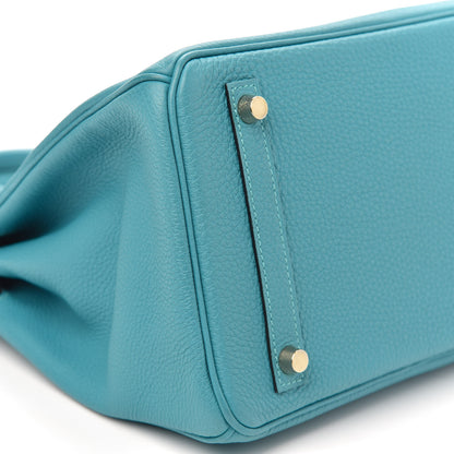 Hermes Togo Birkin 30 Turquoise 4 of 10