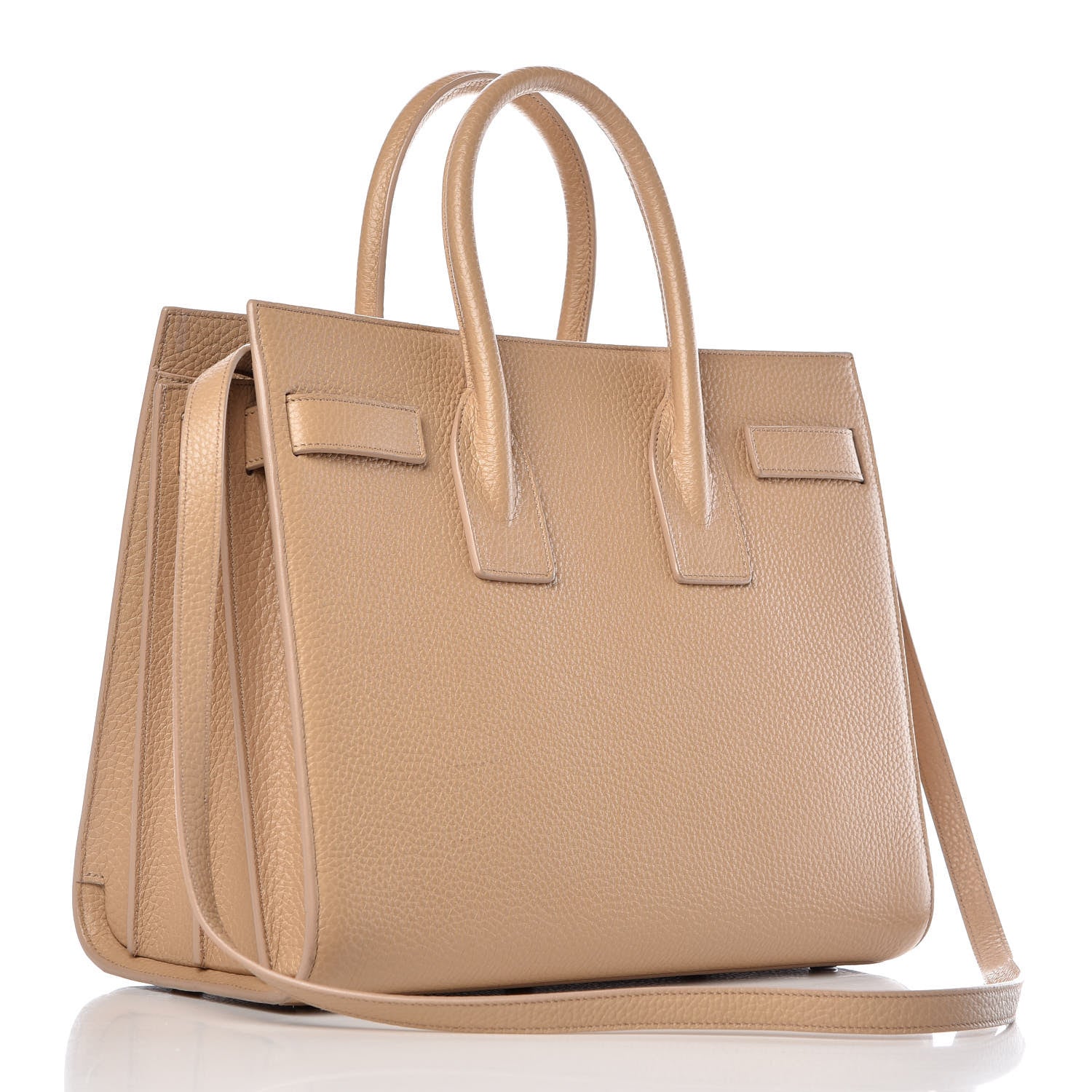 Saint Laurent Grained Calfskin Small Sac De Jour Nude Powder 3 of 15