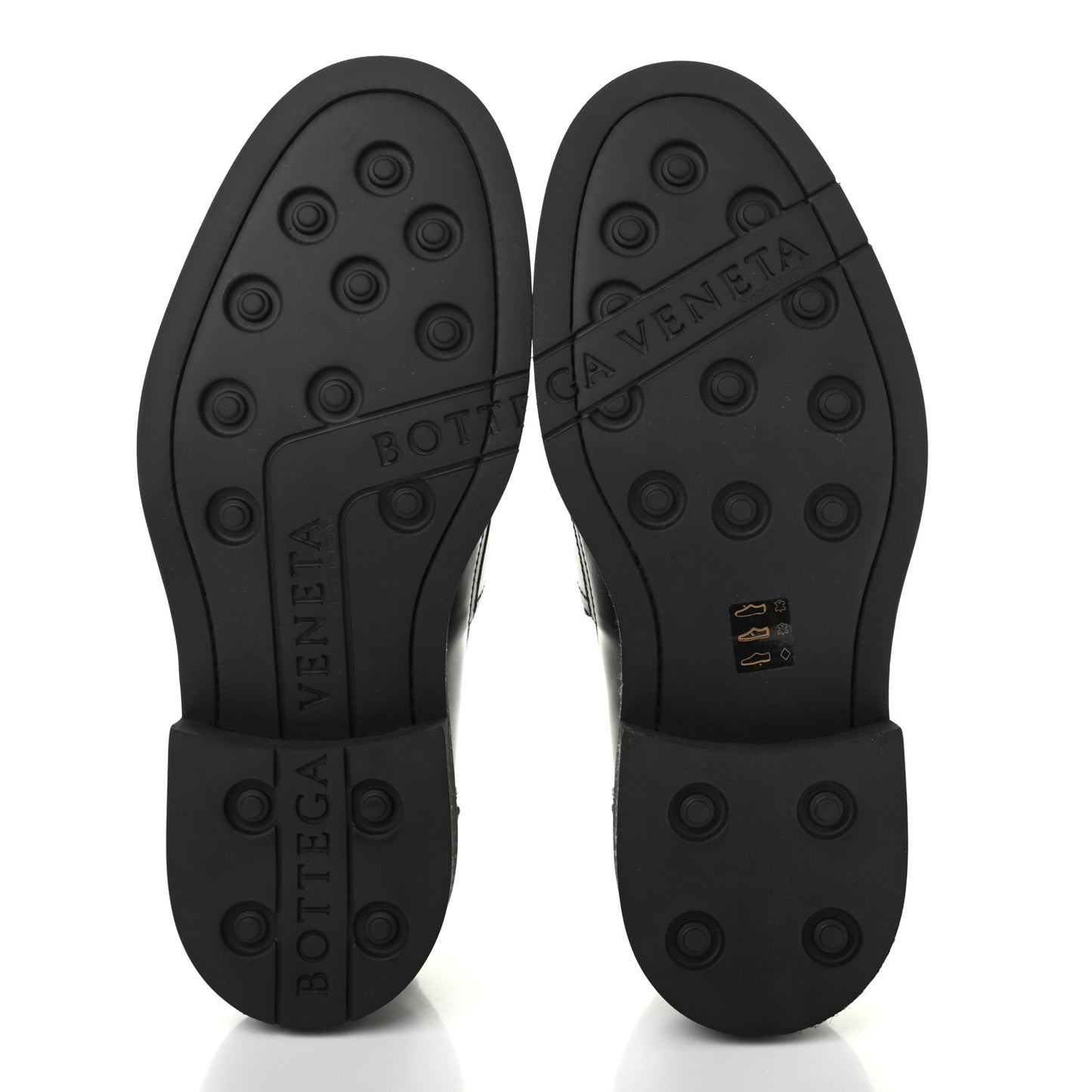 Brushed Calfskin Mens Loafers 43 Black