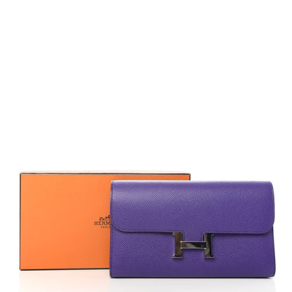 Hermes Epsom Constance Long Wallet Crocus 7 of 7