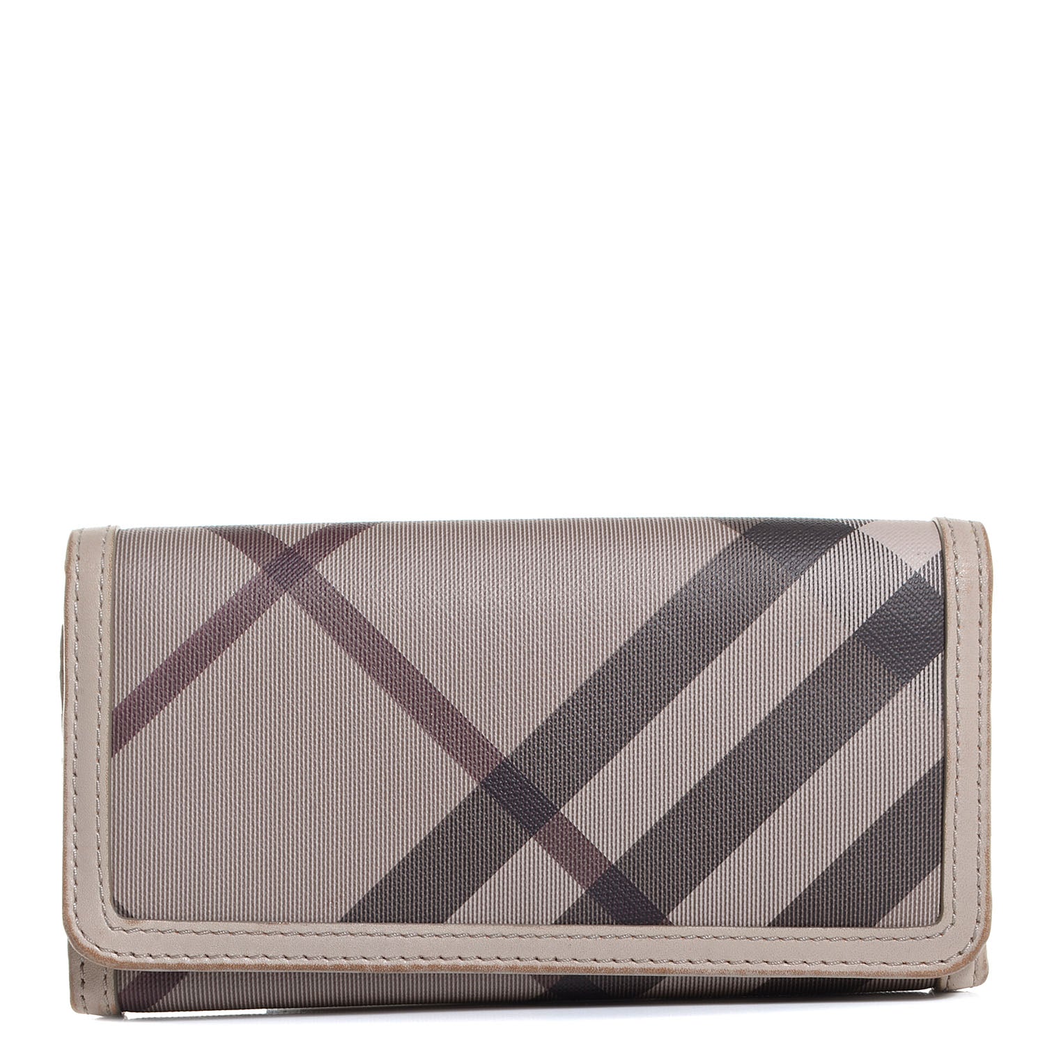 Burberry Smoked Check Penrose Continental Wallet 1 of 8