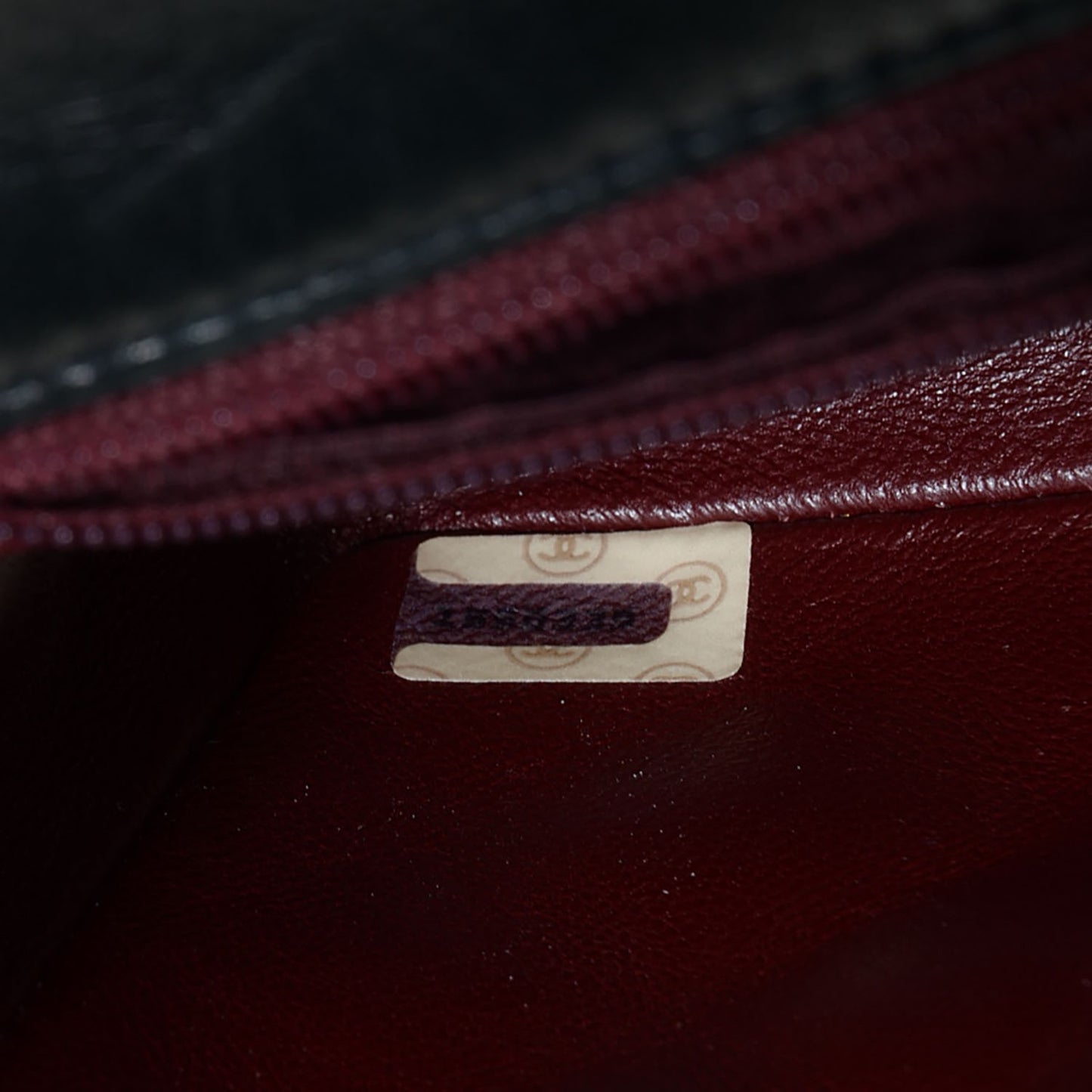 Lambskin Quilted Mini Square Flap Black