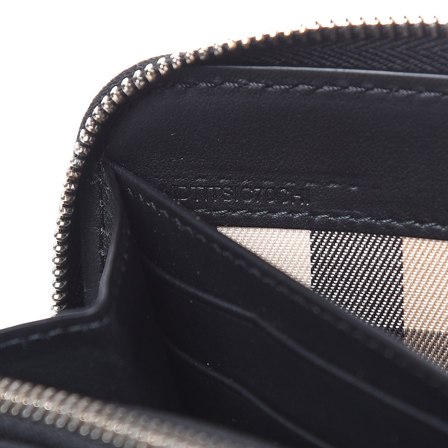 Soft Grain Calfskin Elmore Zip Around Wallet Black
