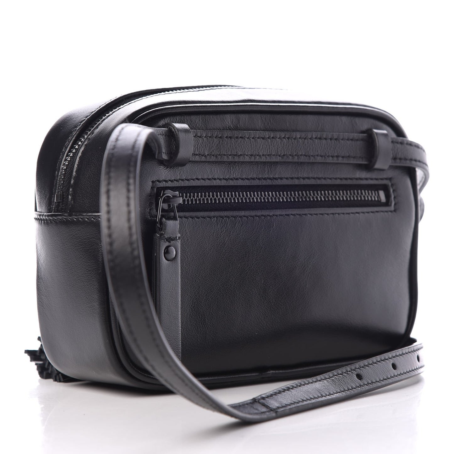 Calfskin Matelasse Monogram Lou Belt Bag Black
