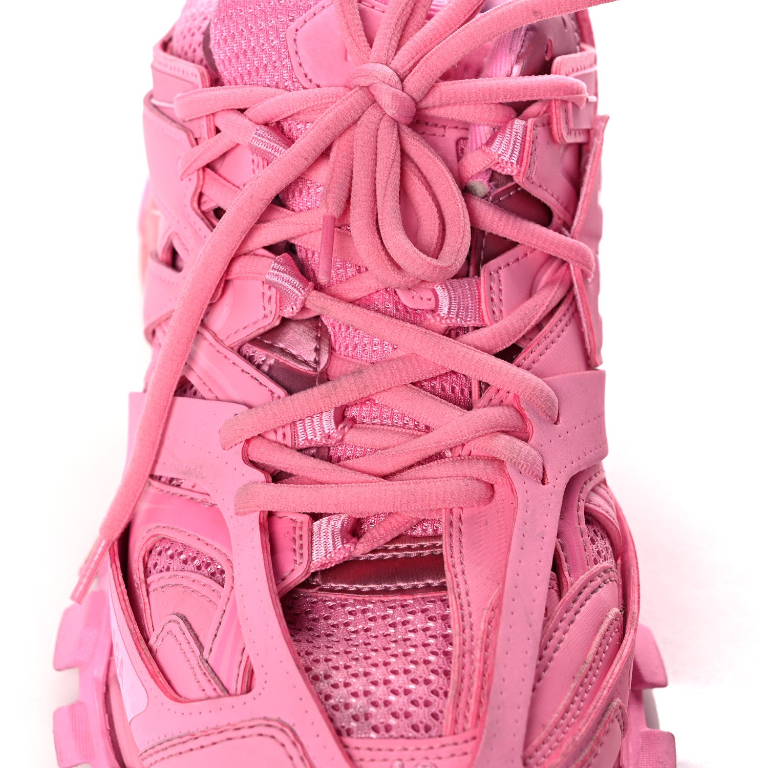 Balenciaga Mesh Nylon Womens Track Sneakers 42 Pink 8 of 12